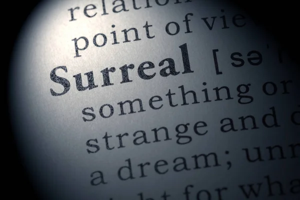 Definición de surrealista — Foto de Stock
