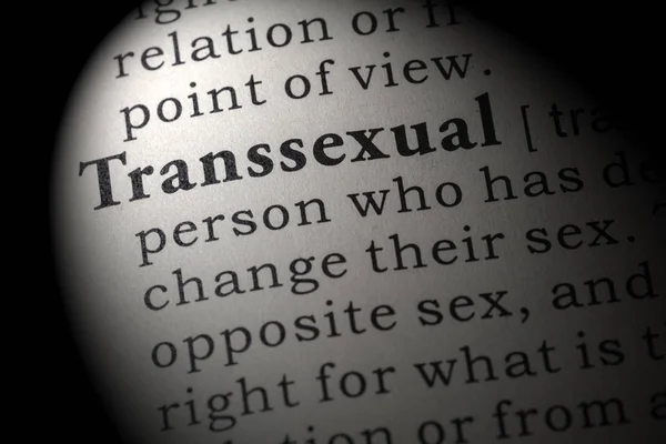 Definition von transsexuell — Stockfoto