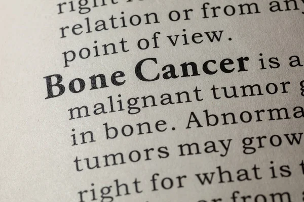 Definición de Cáncer óseo — Foto de Stock