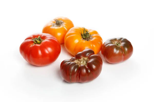 Thuis geteelde tomaten — Stockfoto