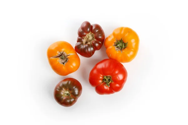 Thuis geteelde tomaten — Stockfoto