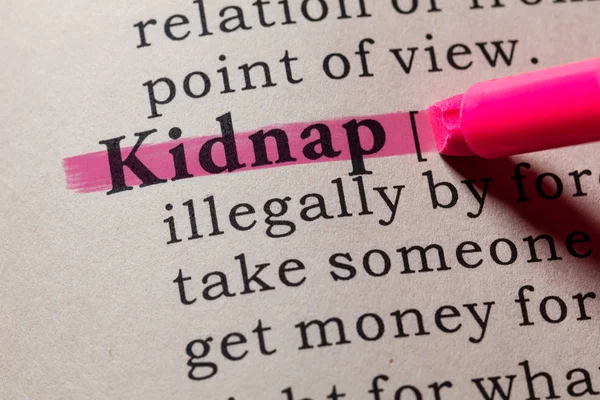 誘拐の定義 — ストック写真
