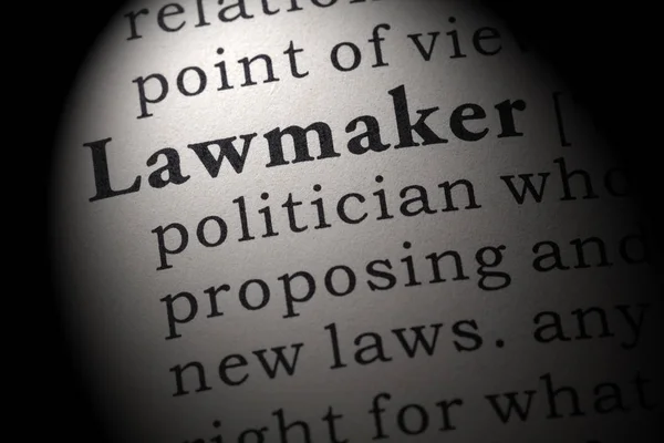 立法委员的定义 — 图库照片