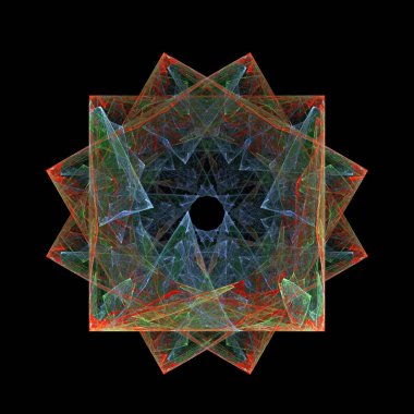 renkli soyut fraktal resim