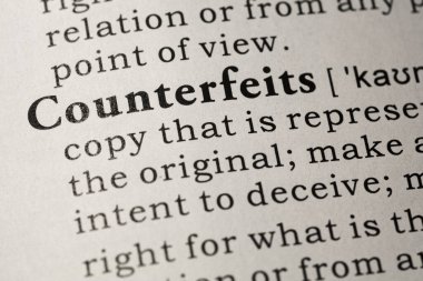 definition of counterfeits