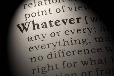 Sahte sözlük, kelimenin sözlük tanımı her neyse..