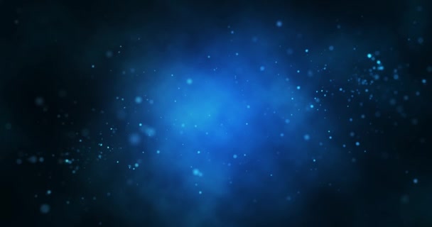 Abstract Bright Glitter Blue Background Out Focus Seamless Loop Animation — 비디오