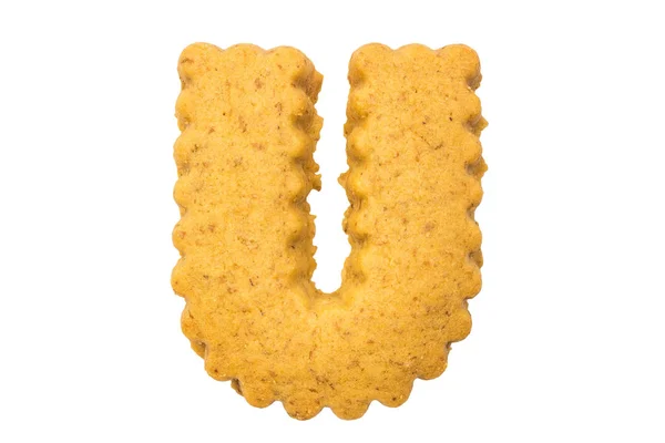 Biscuits letters. Words — Stock Photo, Image