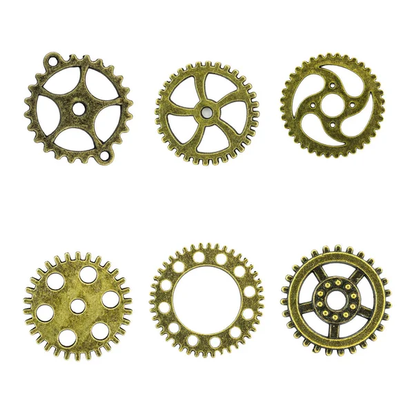 Gears isolated on a white background. — Stock Photo, Image