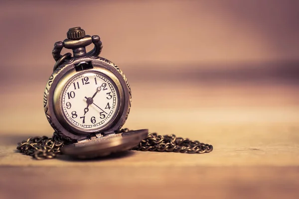 Pocket watch,vintage style filtered photo — Stock Photo, Image