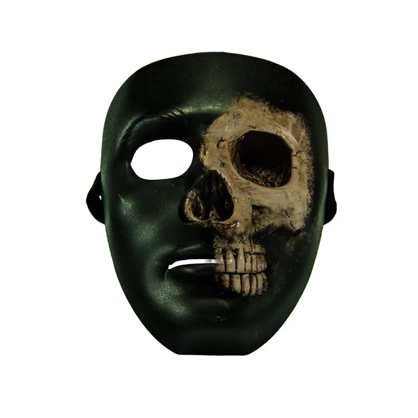 Masker en schedel — Stockfoto