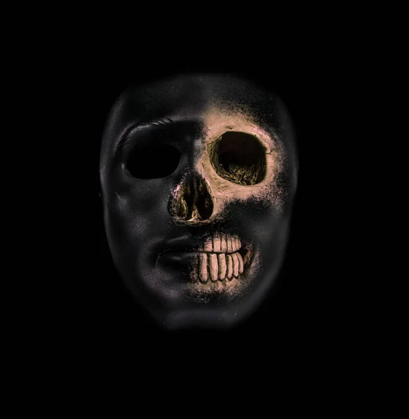 Maschera e cranio — Foto Stock