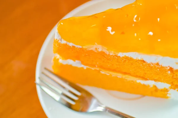 Orange Kuchen orange Kuchen — Stockfoto