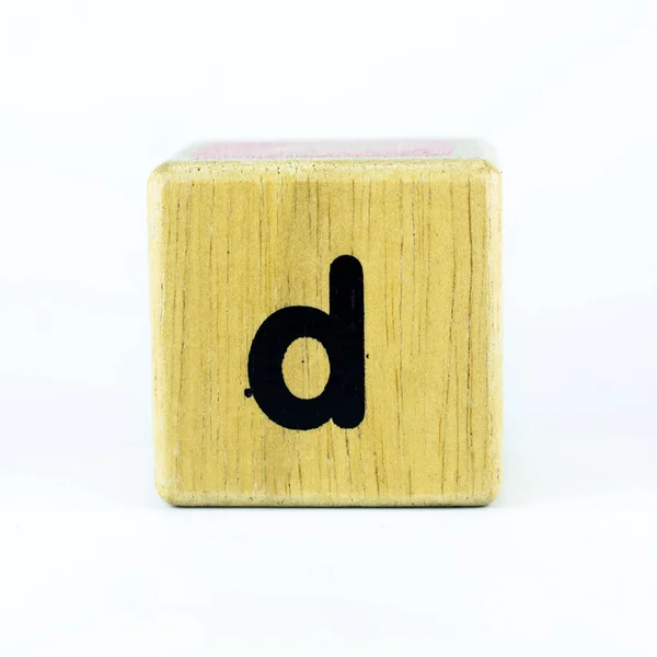 Lettere inglesi sul legno — Foto Stock