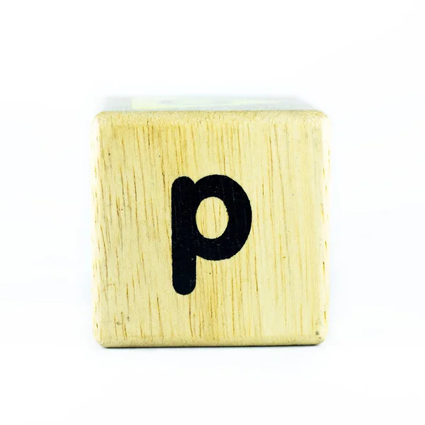 Letras en inglés sobre la madera —  Fotos de Stock