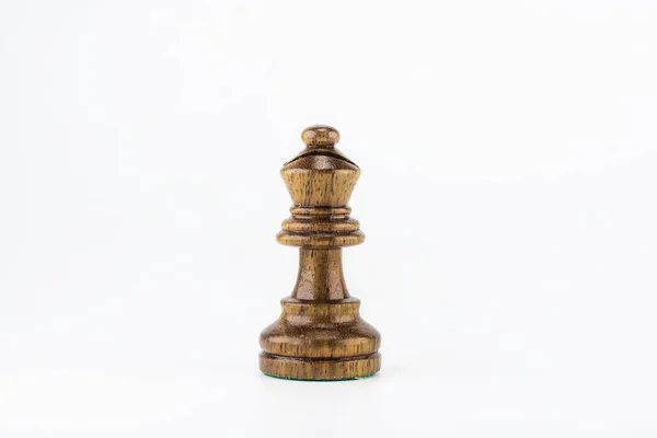 Шахматное дерево на белом фоне — стоковое фото