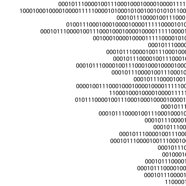 Abstrakter binärer Code Hintergrund, Vektor — Stockvektor