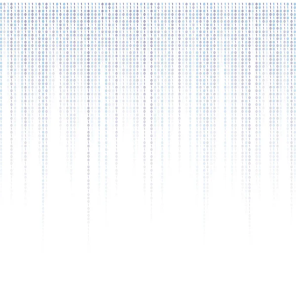 Abstrakter binärer Code Hintergrund, Vektor — Stockvektor