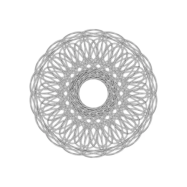 Cercle art sur fond blanc — Image vectorielle