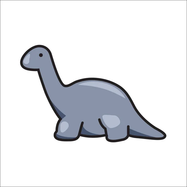 Vettore dinosauro, sullo sfondo — Vettoriale Stock
