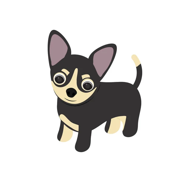 Σκυλί Chihuahua στο φόντο — Διανυσματικό Αρχείο