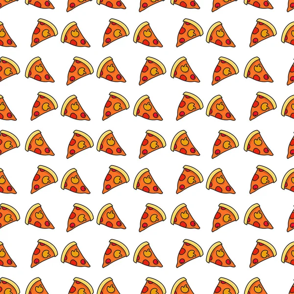 Pizza pictogram vecter — Stockvector