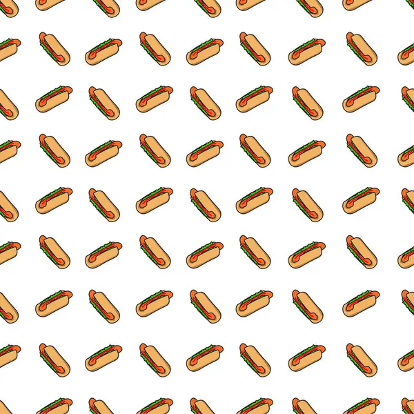 Vektorové ikony Hotdogs — Stockový vektor