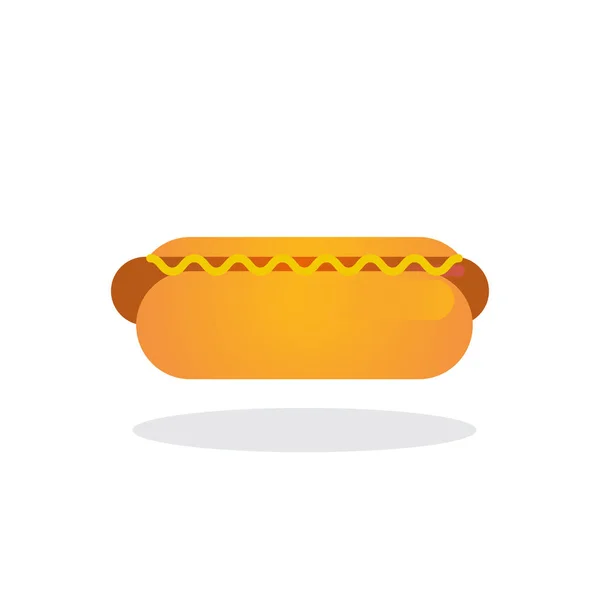 Hamburguesa. Hamburguesa con queso. Comida rápida. Vector . — Vector de stock