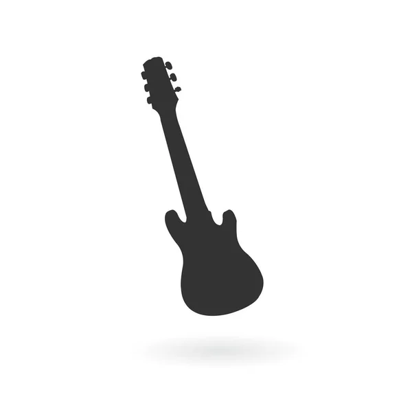 Guitarra acústica - ícone vetorial —  Vetores de Stock