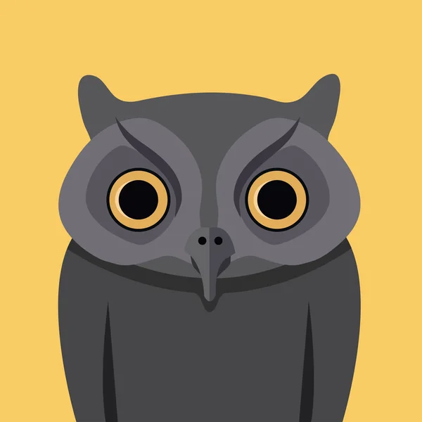 Owl a bagoly vektor vektor — Stock Vector