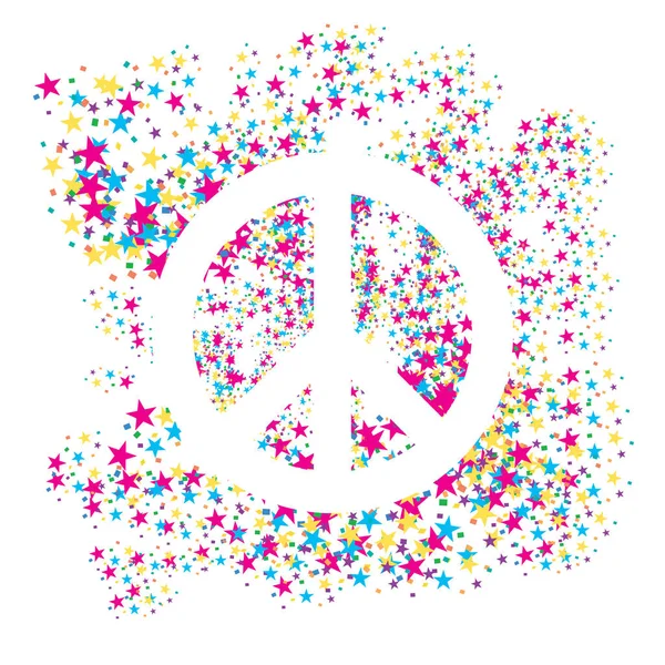 Peace symbols peace symbols — Stock Vector