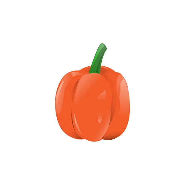 Vettore del peperone dolce sullo sfondo — Vettoriale Stock