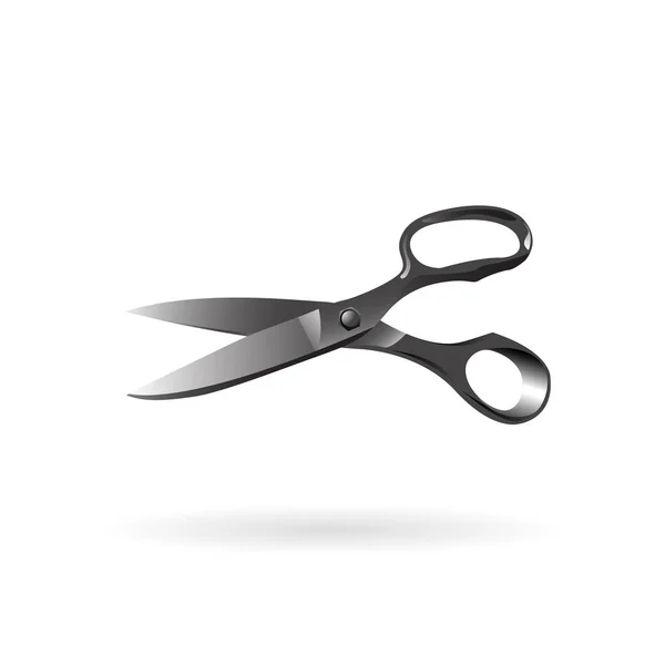 Nożyczki silhouete prosty symbol wektor — Wektor stockowy