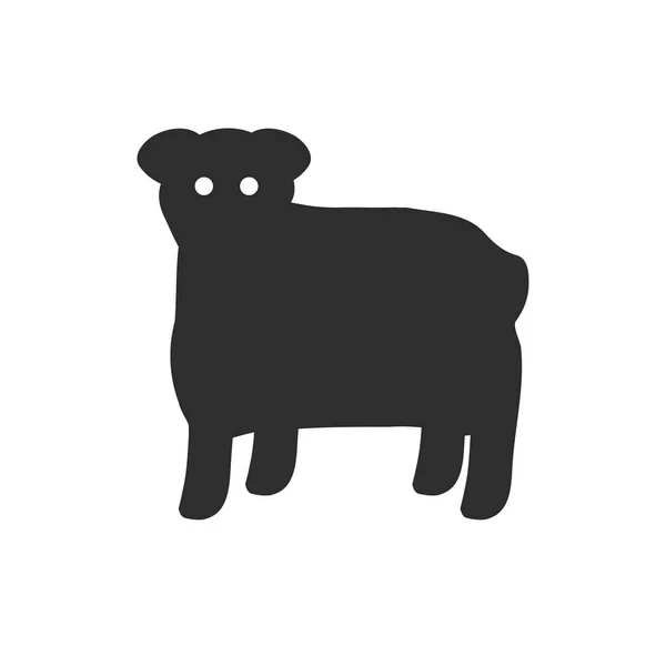 Vektor ovce na pozadí — Stockový vektor