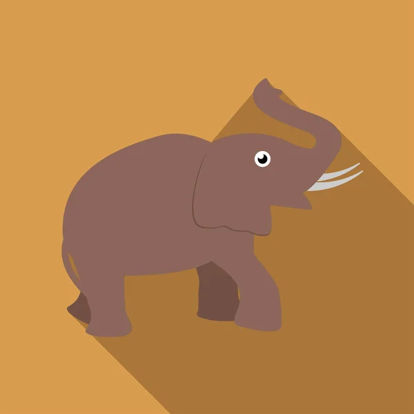 Elefante Web icono de línea . — Archivo Imágenes Vectoriales