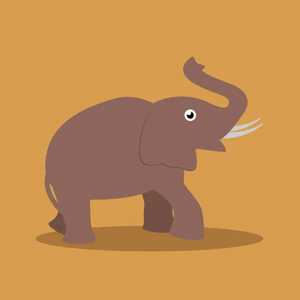 Elefante Web icono de línea . — Archivo Imágenes Vectoriales