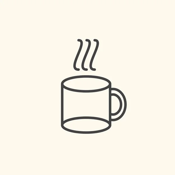 Vecteur de café sur fond — Image vectorielle