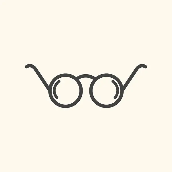 Vector de gafas en el fondo — Vector de stock