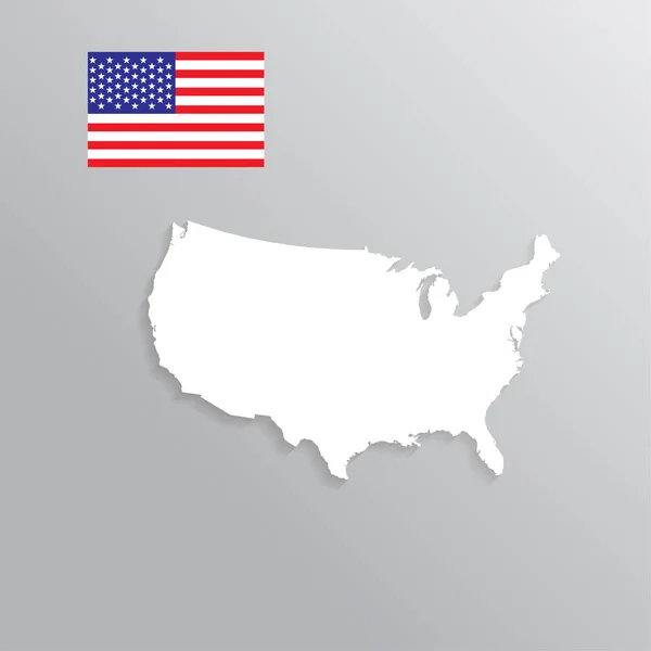 Drapeau des États-Unis, — Image vectorielle