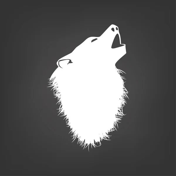 Loup sauvage. Graphique vectoriel — Image vectorielle