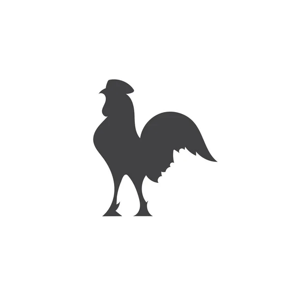 さまざまなシルエットの鶏、vecctor — ストックベクタ