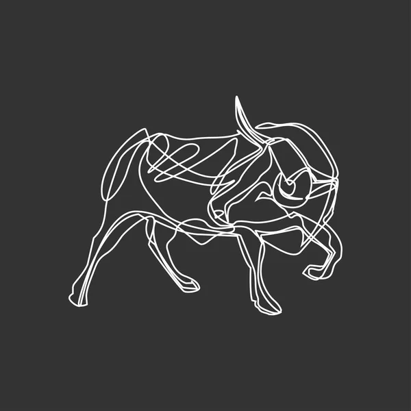 Піктограма бика - Векторні ілюстрації — стоковий вектор