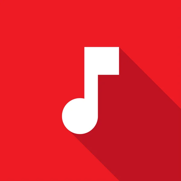 Musik Note Icon Vector — Stockvektor