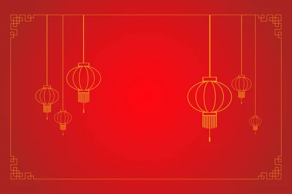 Vecteur du Nouvel An chinois abstrait graphique et fond — Image vectorielle
