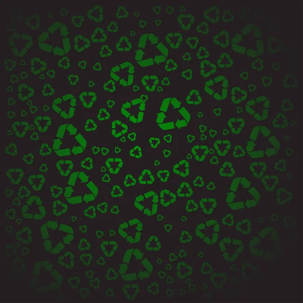 Recycle symbool achtergrond — Stockvector
