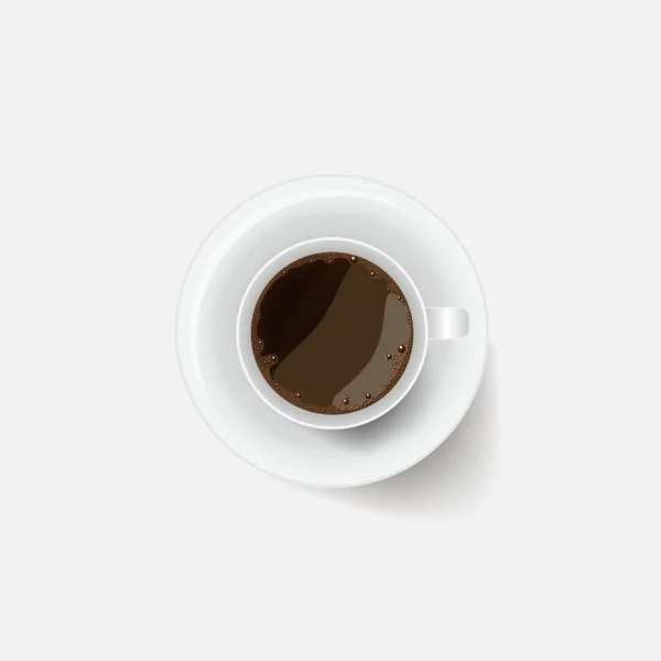 Tasse à café vecteur, illustration — Image vectorielle