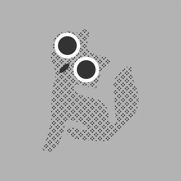 猫ベクトルのロゴのグラフィック デザイン — ストックベクタ