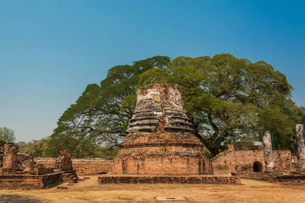 タイ、アユタヤ遺跡とアユタヤ歴史公園で骨董品 — ストック写真