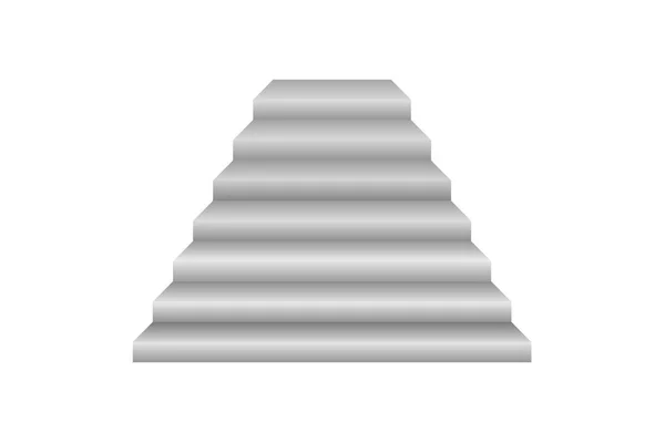 Лестницы на белом фоне, вектор — стоковый вектор