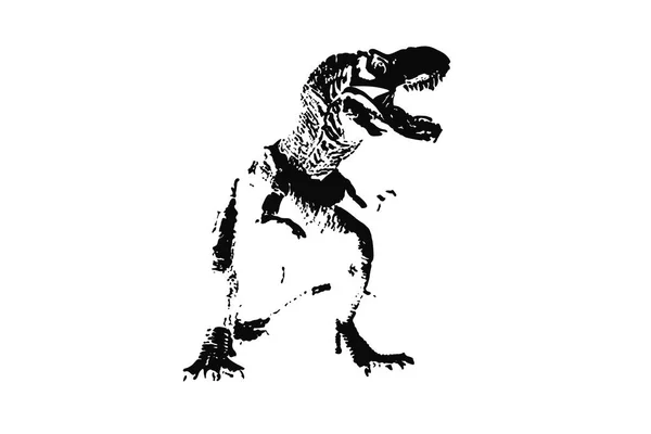 T-rex dinosaurier, antike tiere vektor — Stockvektor